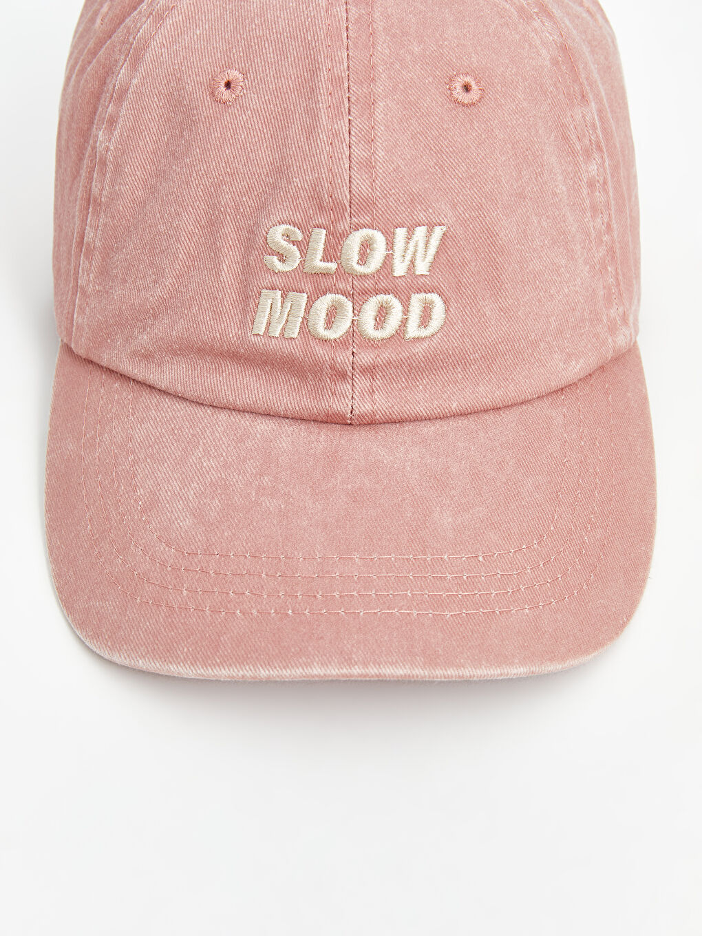 LCW ACCESSORIES Pembe Yazı Nakışlı Kadın Kep Şapka - 3