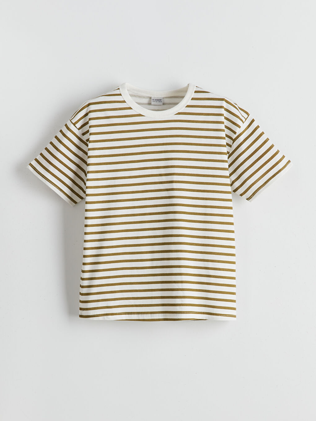 Crew Neck Striped Boys' T-Shirt -S54948Z4-LS6