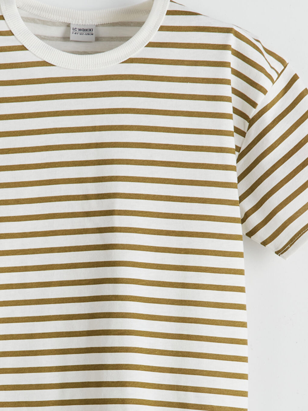 Crew Neck Striped Boys' T-Shirt -S54948Z4-LS6