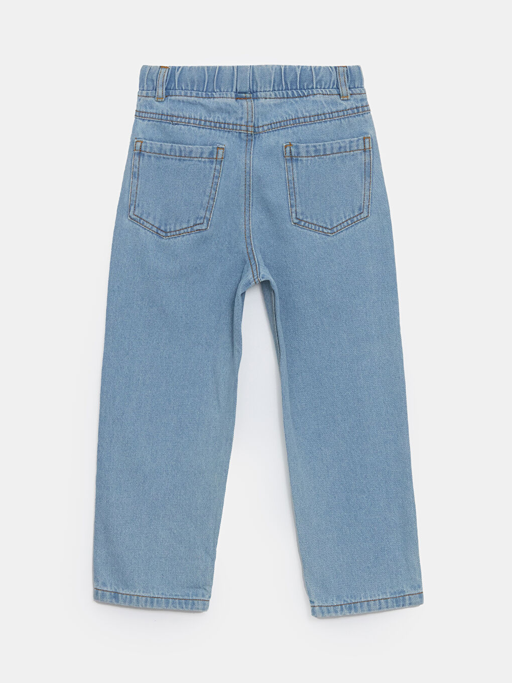 LCW baby İndigo Beli Lastikli Erkek Çocuk Jean Pantolon - 1