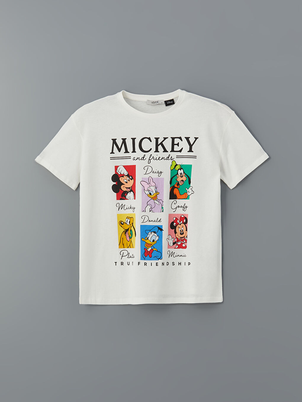 Ženska majica okruglog izreza sa štampom Mickey i prijatelji -S54966Z8-R9J