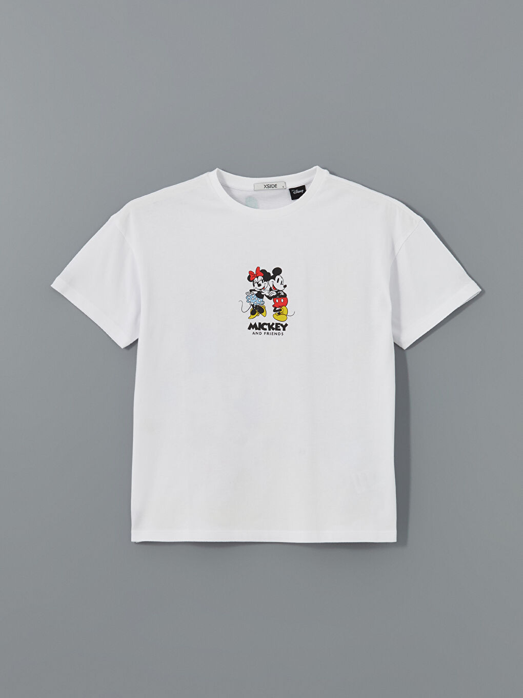 Ženska majica okruglog izreza sa štampom Mickey i prijatelji -S54968Z8-Q6K