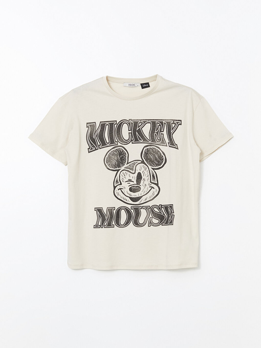 Ženska majica sa otiskom Mickey Mouse i okruglim izrezom -S54972Z8-FF7