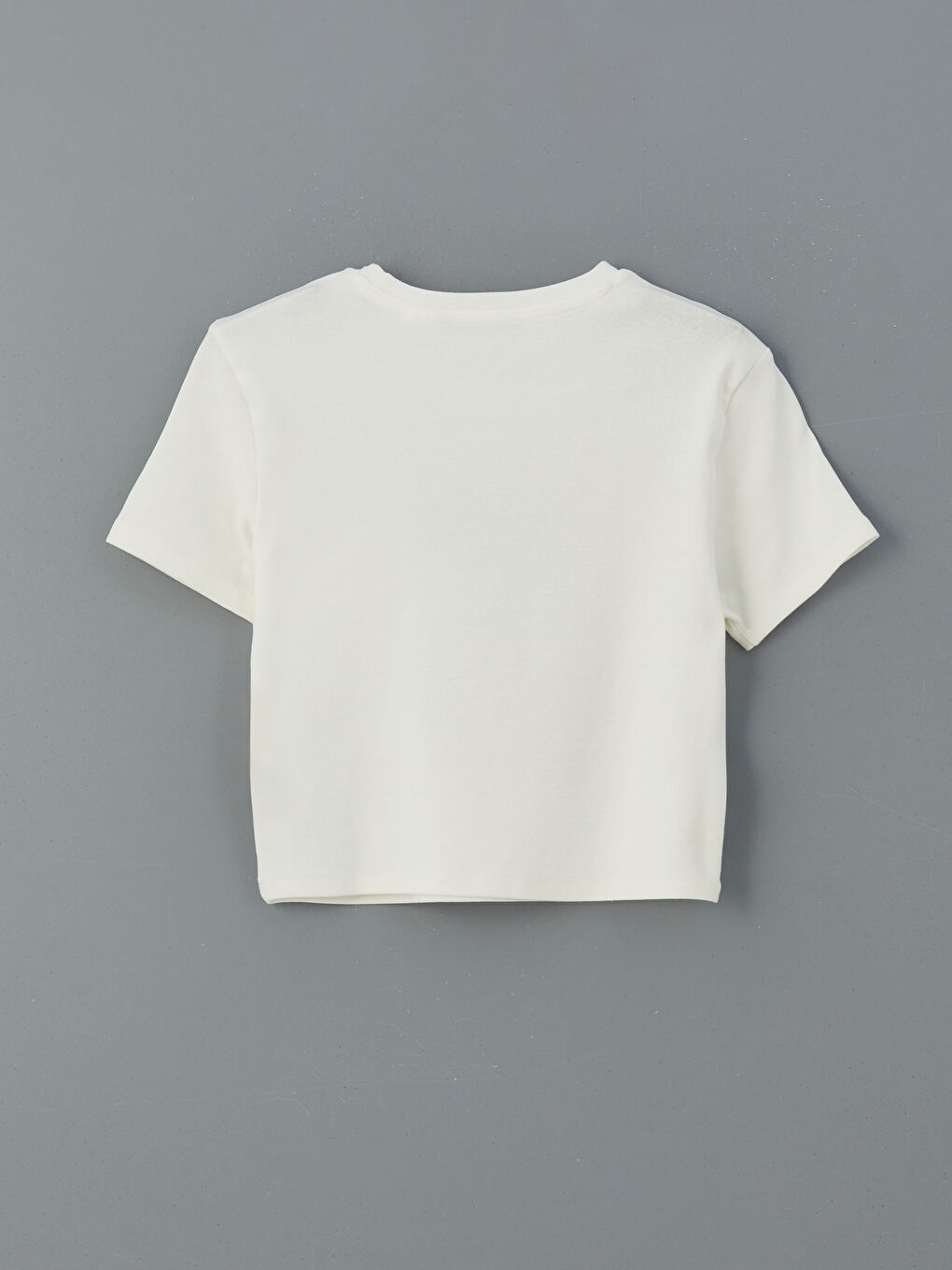 Crew Neck Powerpuff Girls Embroidered Women's Crop Top -S54986Z8-R9J