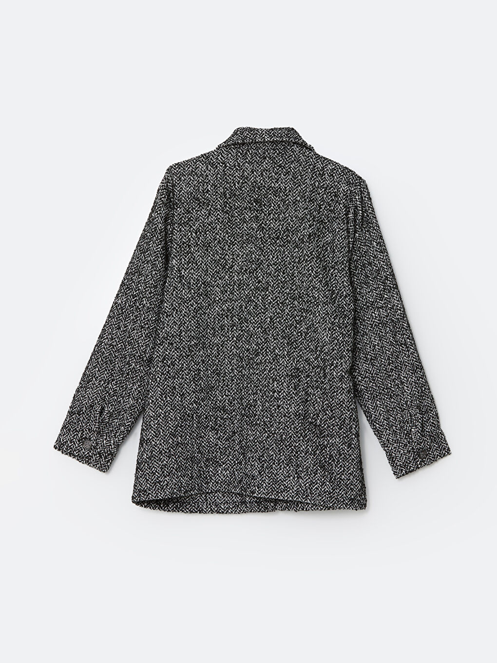 Shirt Collar Patterned Women's Jacket -S54996Z8-MHS