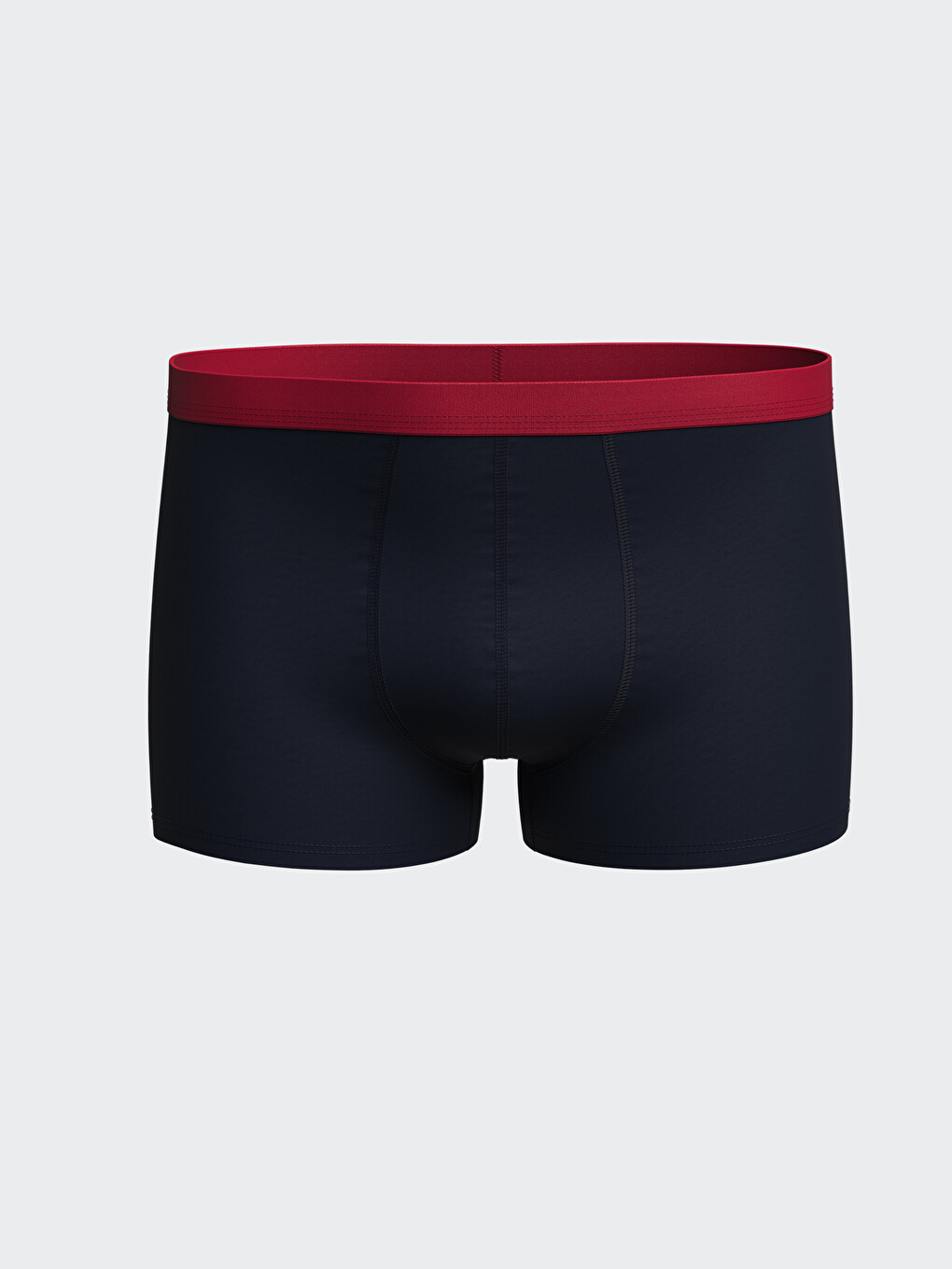 Lacivert Pamuklu Esnek Erkek Boxer