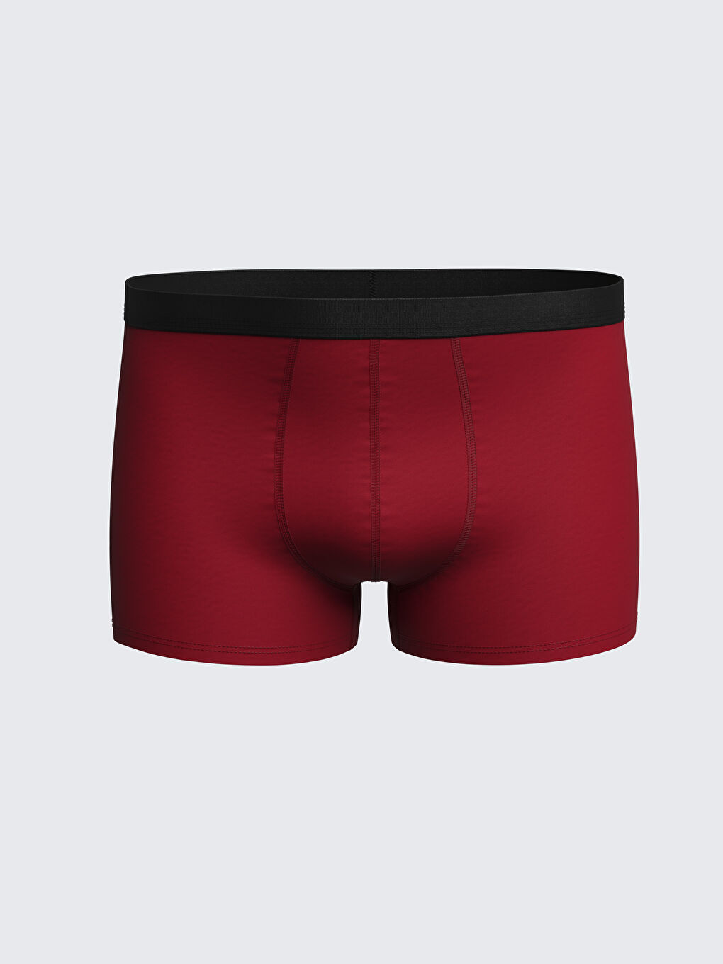 Kırmızı Standart Kalıp Pamuklu Esnek Erkek Boxer