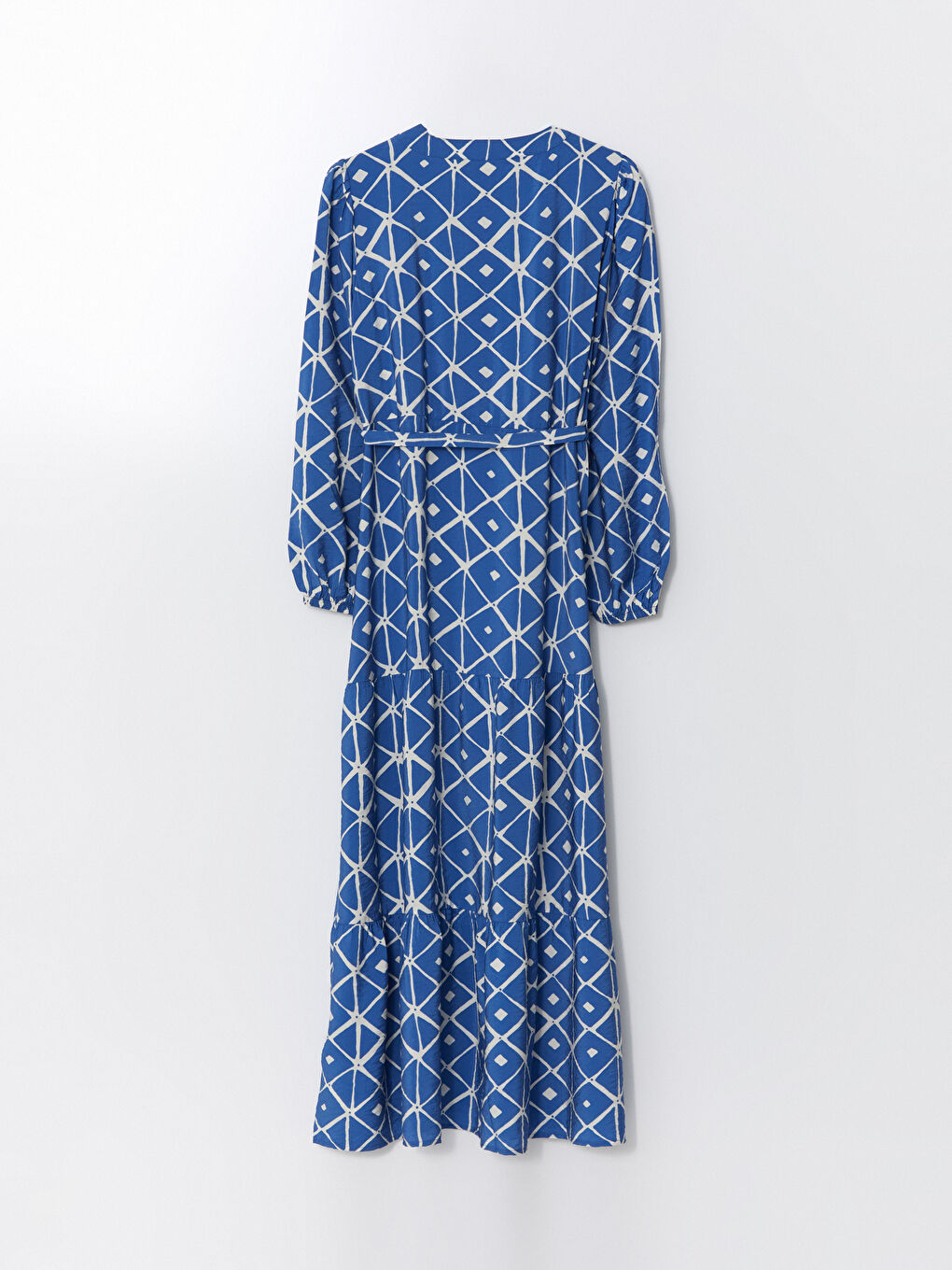 LCW Modest Grandad Collar Patterned Women's Dress -S55117Z8-LQQ