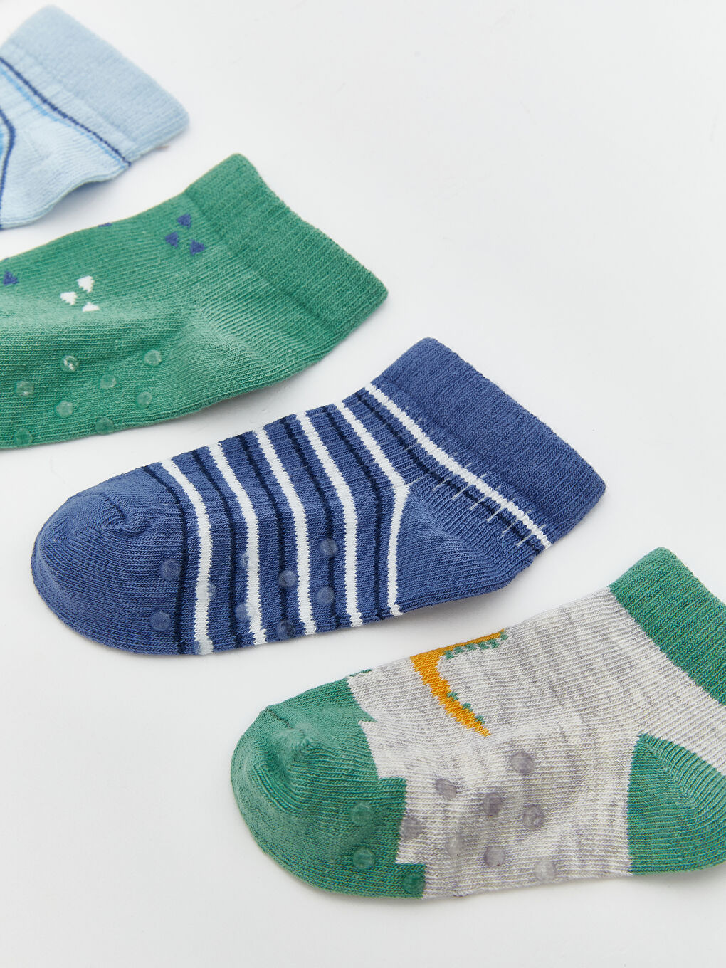 Printed Baby Boy Booties Socks 5 Pieces -S55119Z1-D5H