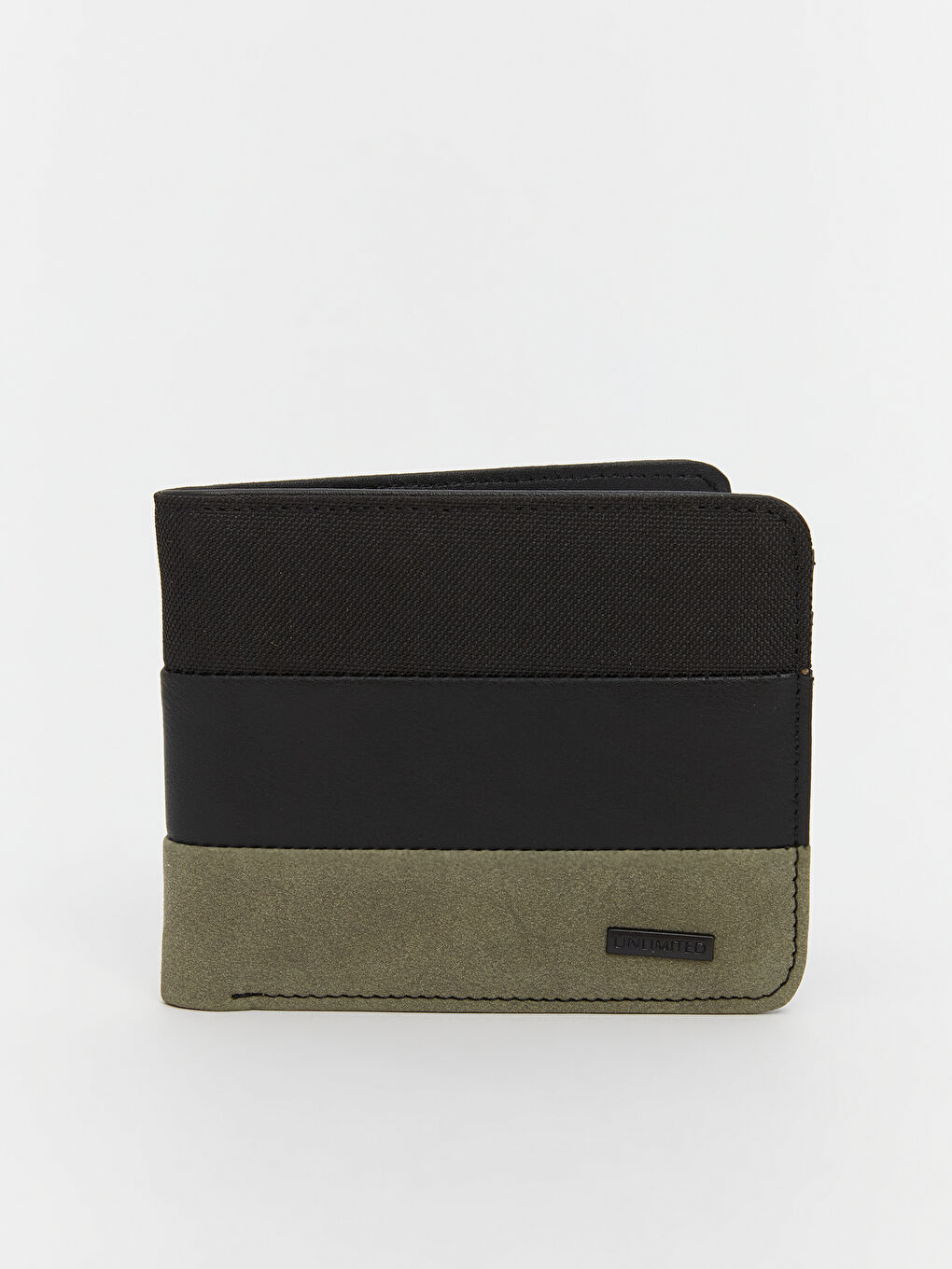 Haki Deri Görünümlü Erkek Cüzdan