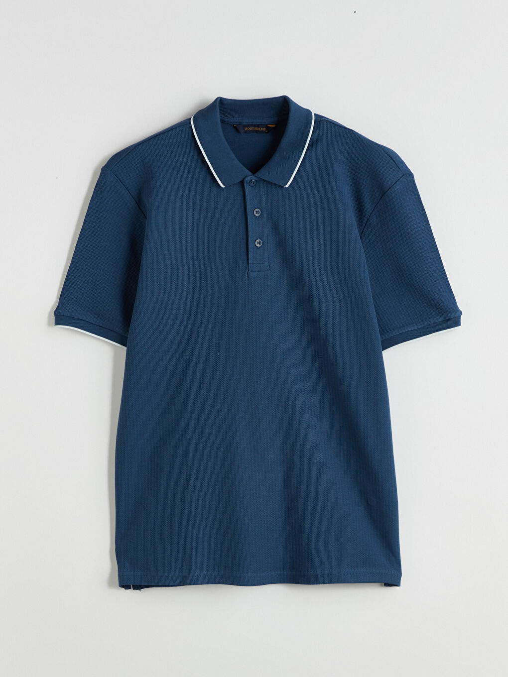 SOUTHBLUE Indigo Polo Yaka Kısa Kollu Erkek Tişört