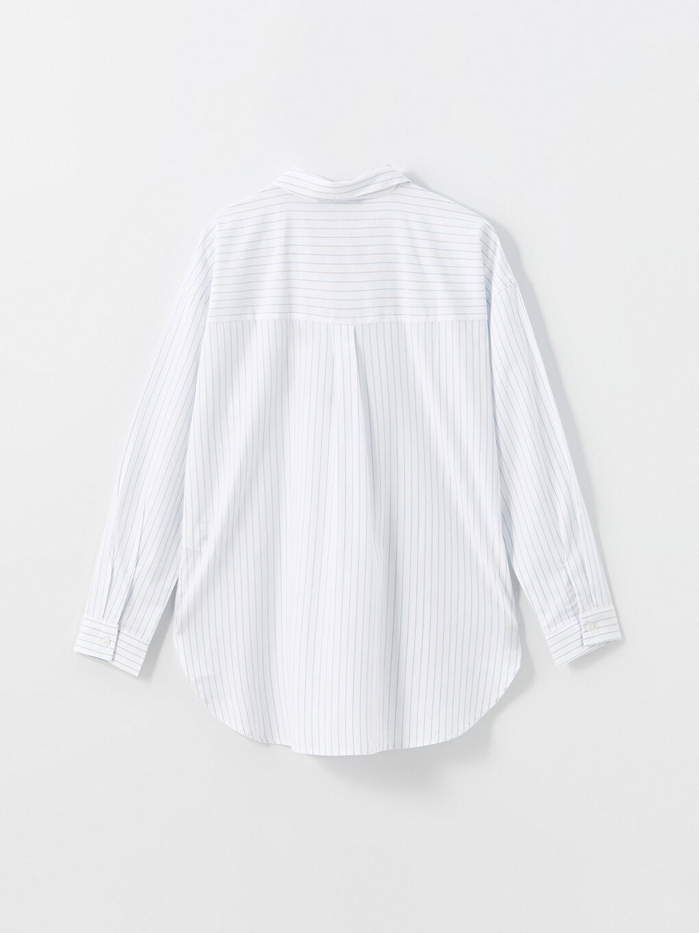 Loose Fit Poplin Women's Shirt -S55155Z8-LEN