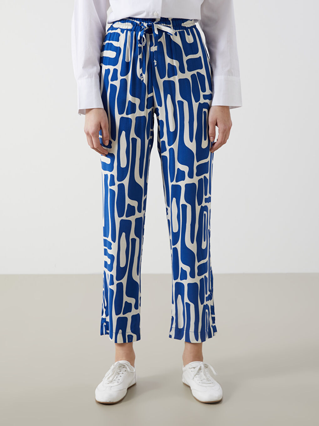 Pantalone sa elastičnim strukom -S55157Z8-LQQ