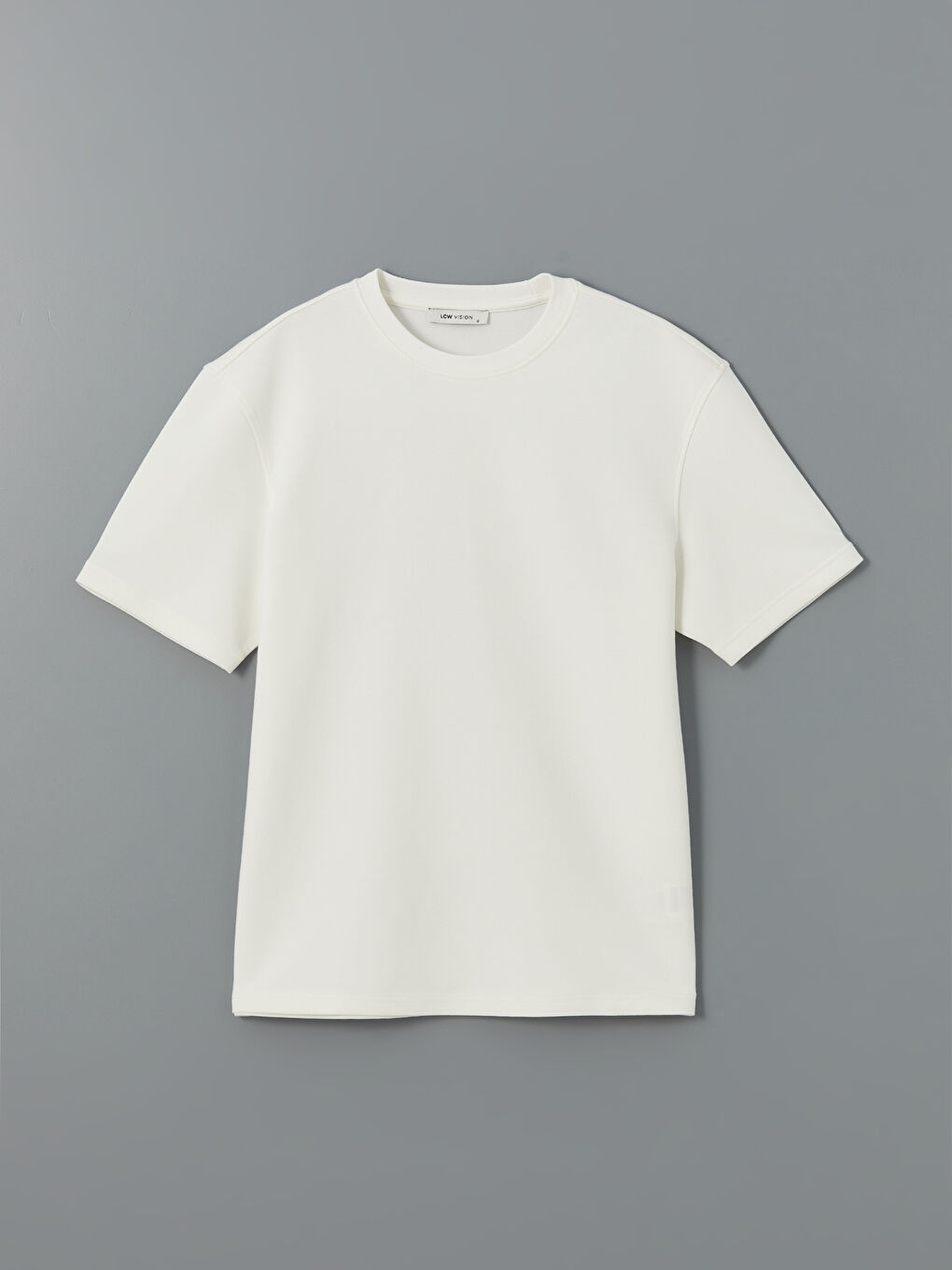 მრგვალი საყელო უბრალო ურთიერთბლოკირება მამაკაცებისთვის მაისური-4