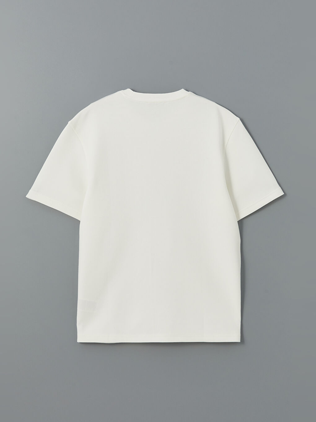 მრგვალი საყელო უბრალო ურთიერთბლოკირება მამაკაცებისთვის მაისური-5