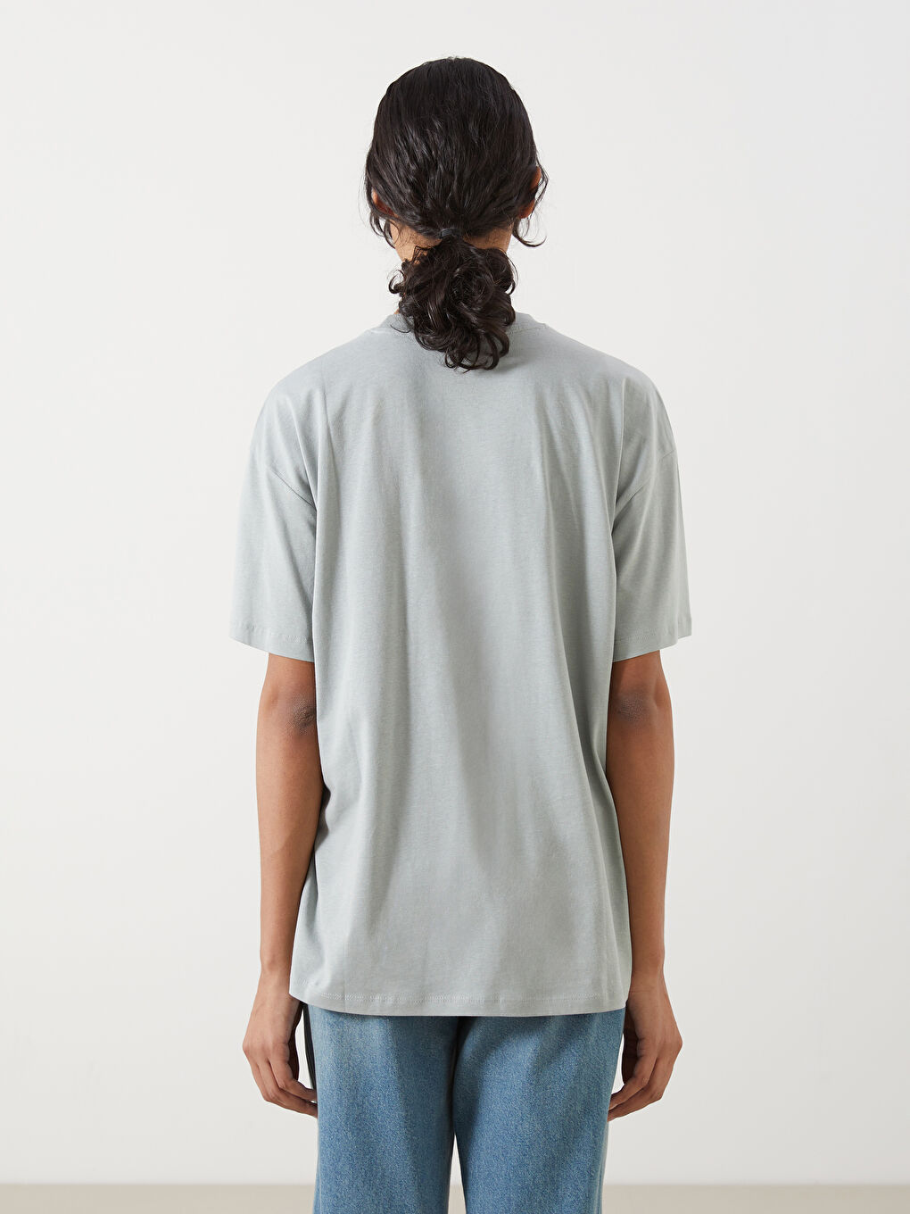 T-shirt Imprimé à Col Rond pour Femmes-3
