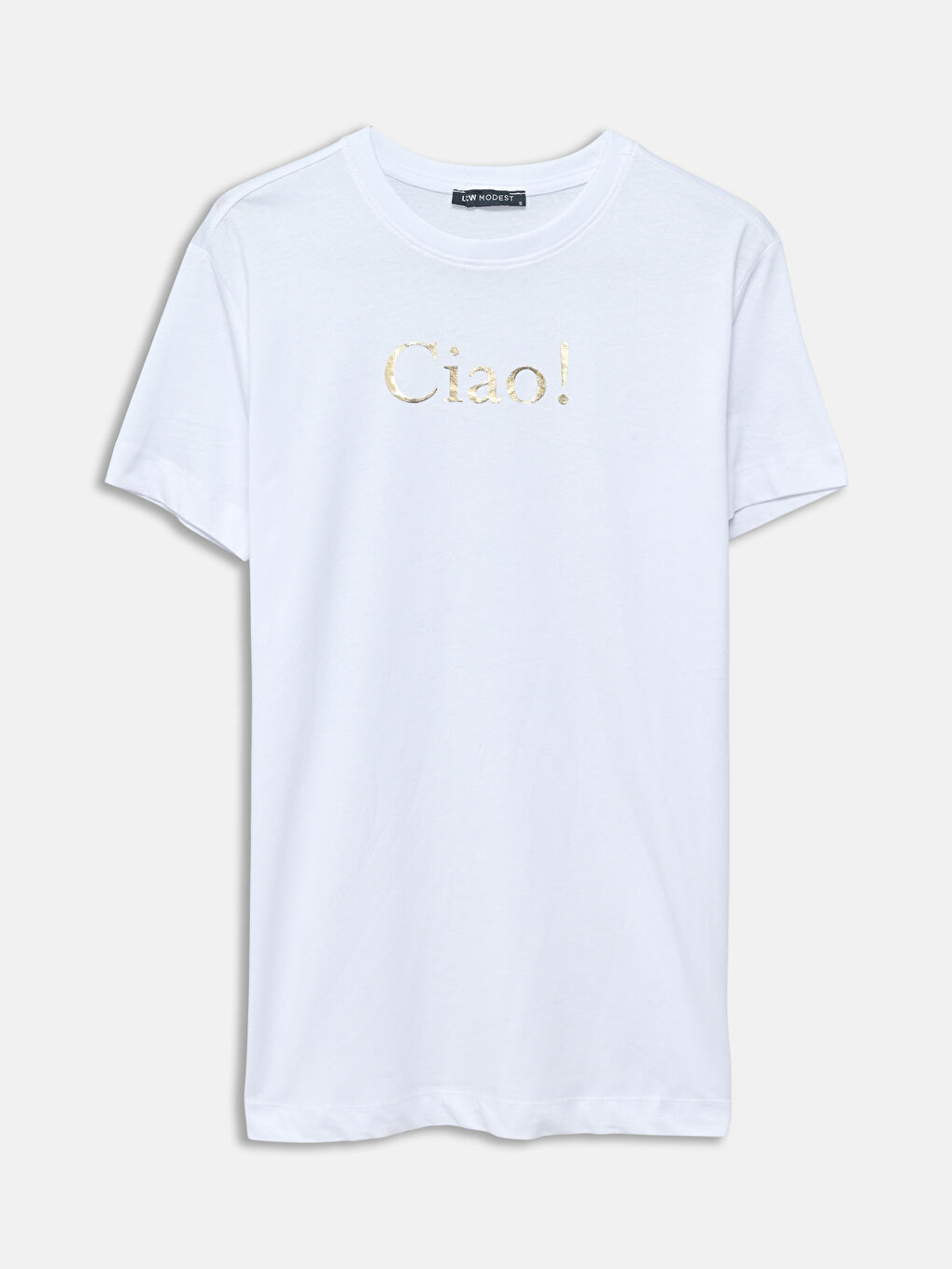 T-shirt Imprimé à Col Rond pour Femmes