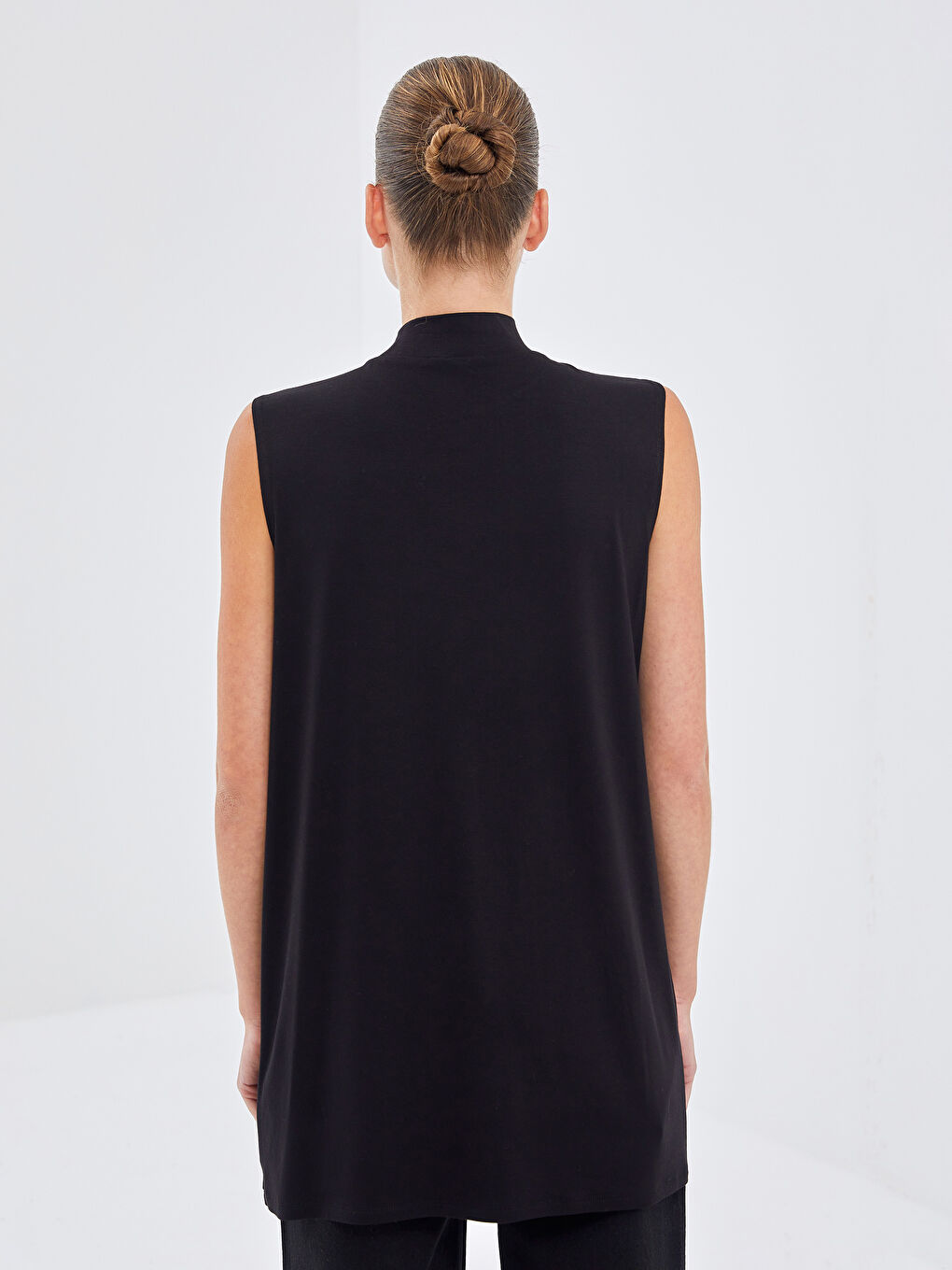 LCW Modest Trichterkragen Bedruckte Bluse für Damen -S55182Z8-CVL