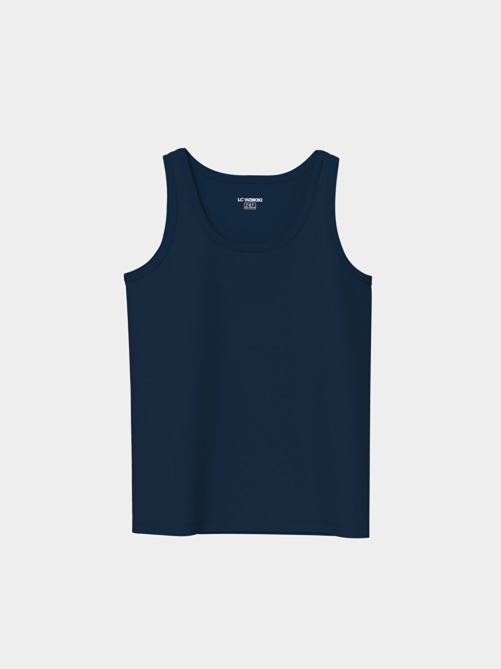 Lacivert Bisiklet Yaka Erkek Çocuk Atlet