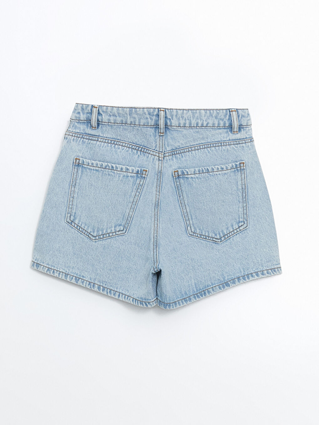 Standardni kroj Ženski teksas šorts na preklop-5