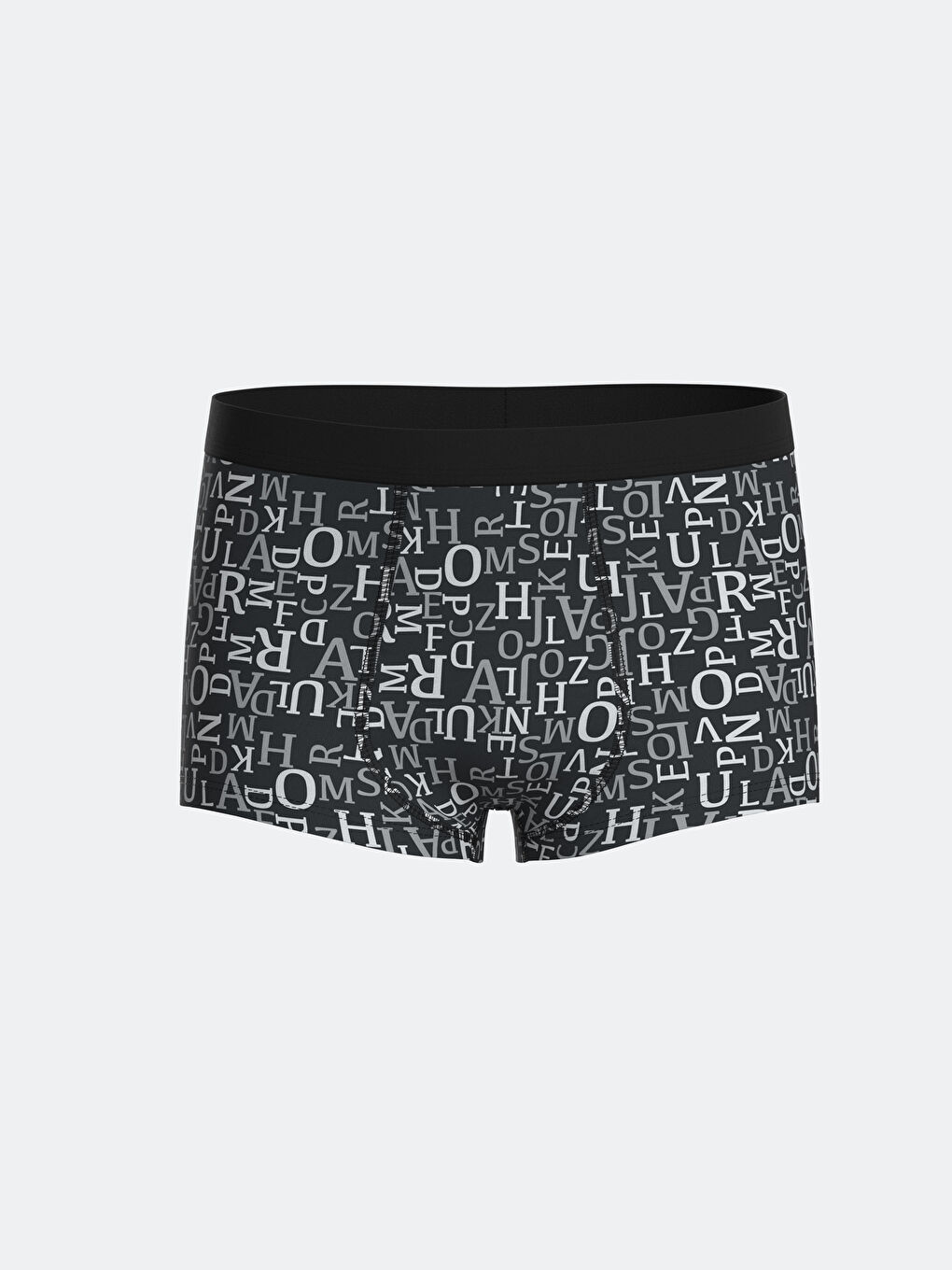 Gri Baskılı Erkek Çocuk Boxer