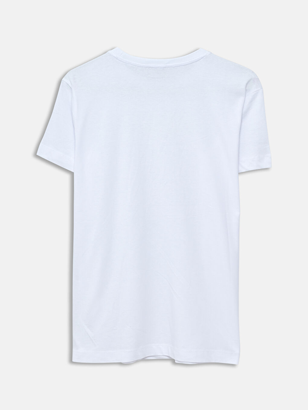 Crew Neck Printed Short Sleeve Women's T-Shirt -S55284Z8-Q6K