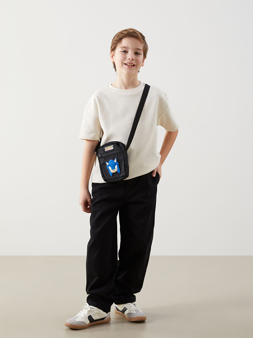 Sonic Štampana Dečja Torba za Nošenje Preko Tela-1