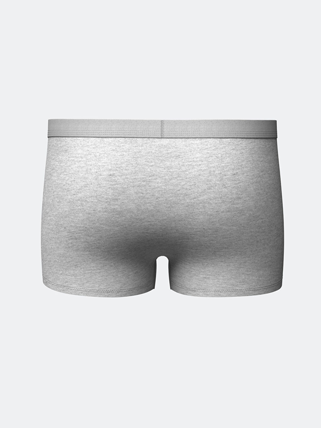 Gri Standart Kalıp Pamuklu Esnek Erkek Boxer-1