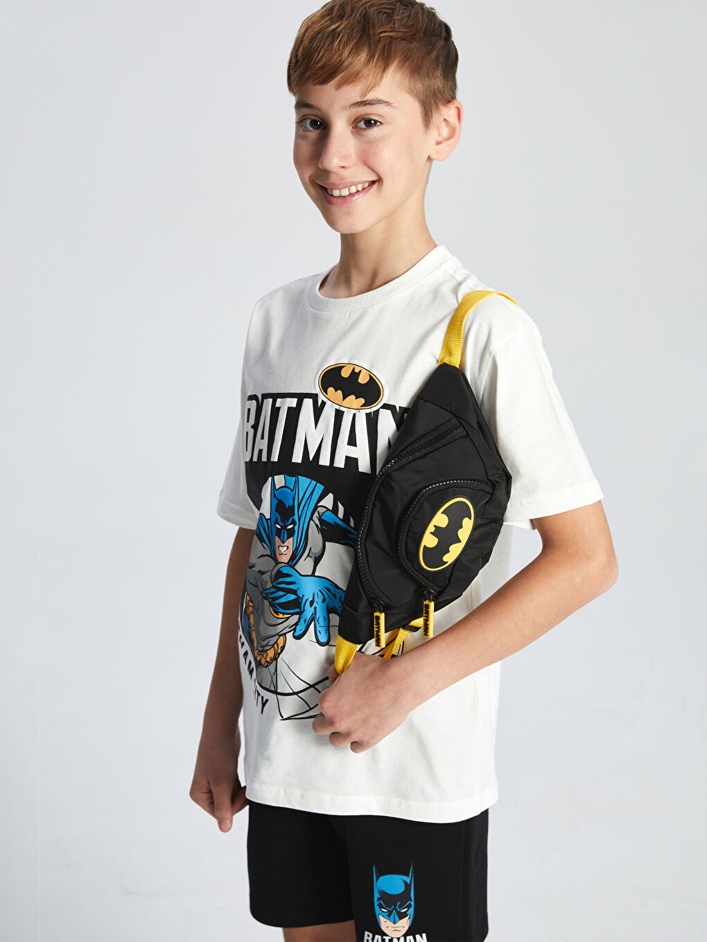 Batman Printed Boys' Waist Bag -S55419Z4-CVL