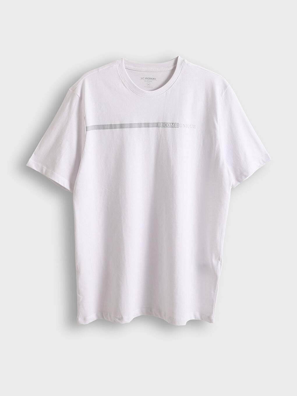 Crew Neck Printed Men's T-Shirt -S55457Z8-Q6K
