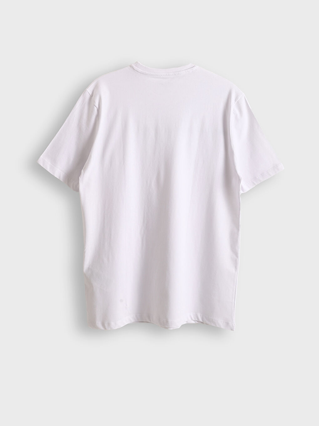 Crew Neck Printed Men's T-Shirt -S55457Z8-Q6K