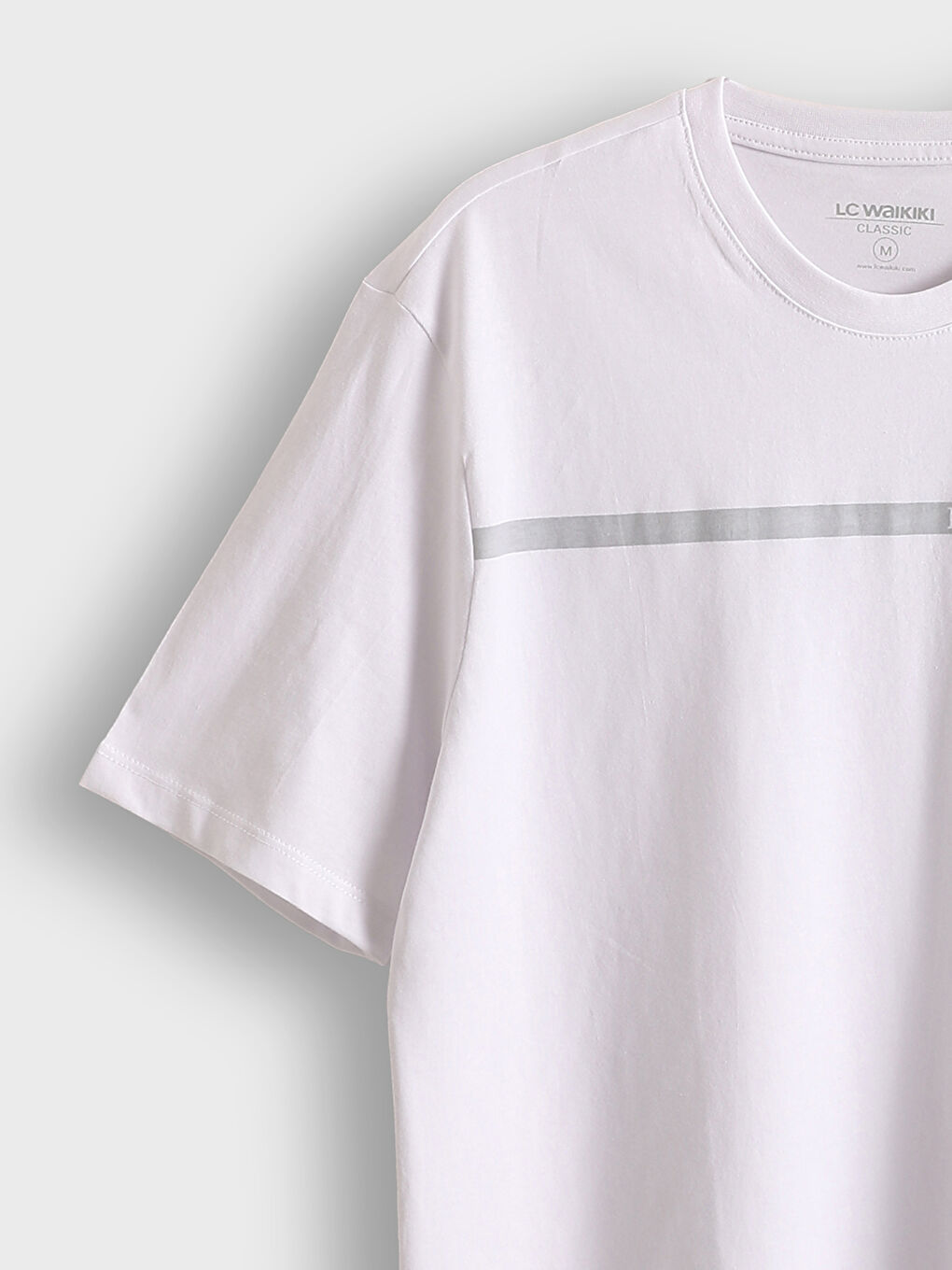 Crew Neck Printed Men's T-Shirt -S55457Z8-Q6K