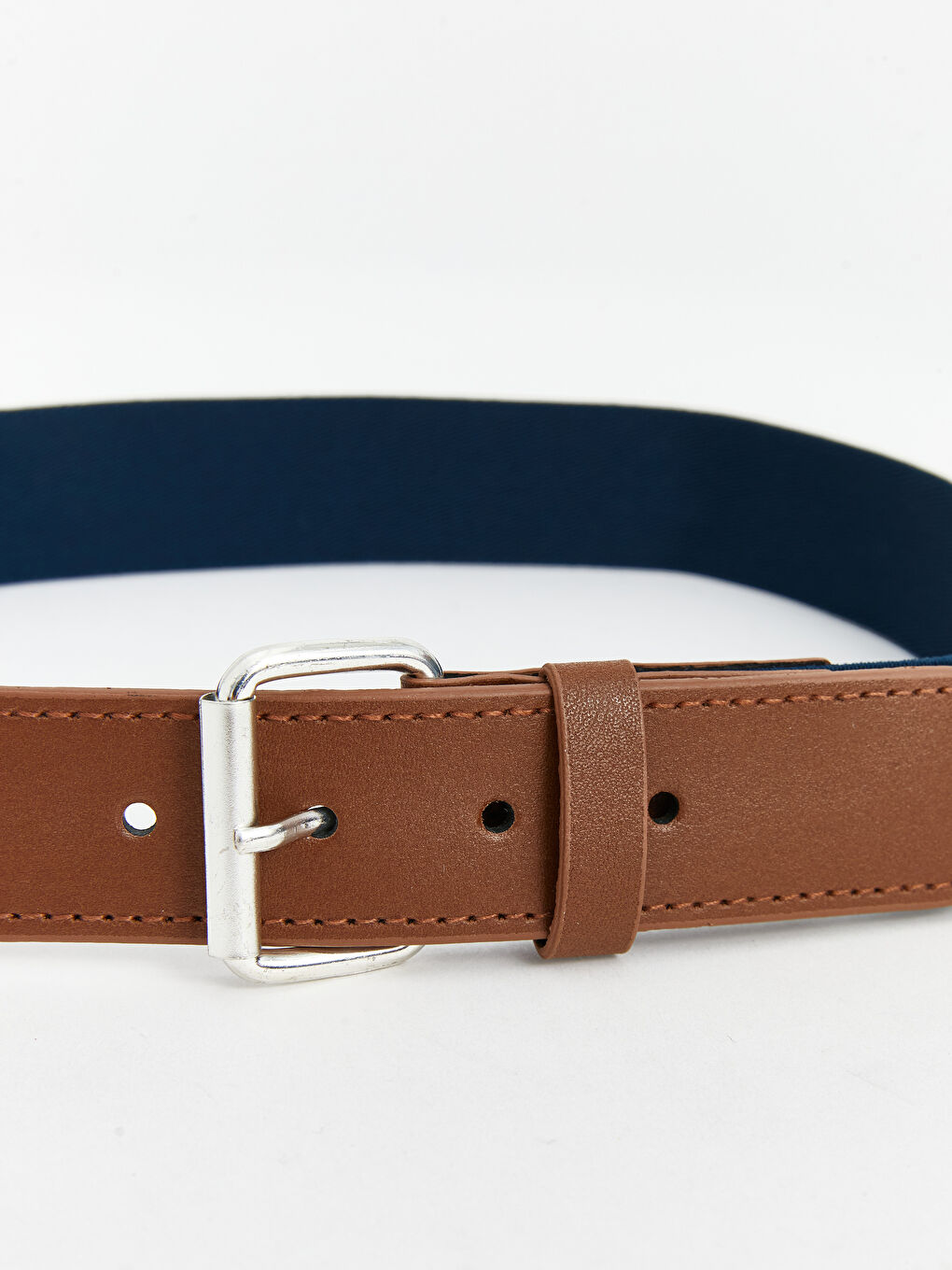 LCW ACCESSORIES Lacivert Deri Görünümlü Erkek Çocuk Kemer - 3