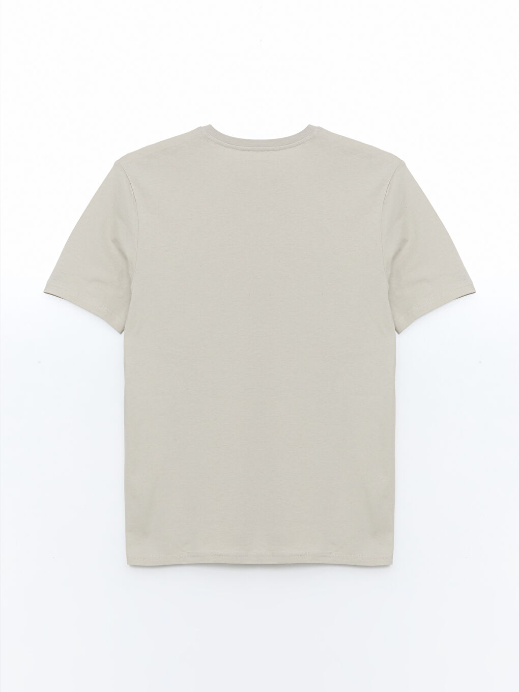 Crew Neck Short Sleeve Printed Combed Cotton Men's T-shirt -S55472Z8-SZT
