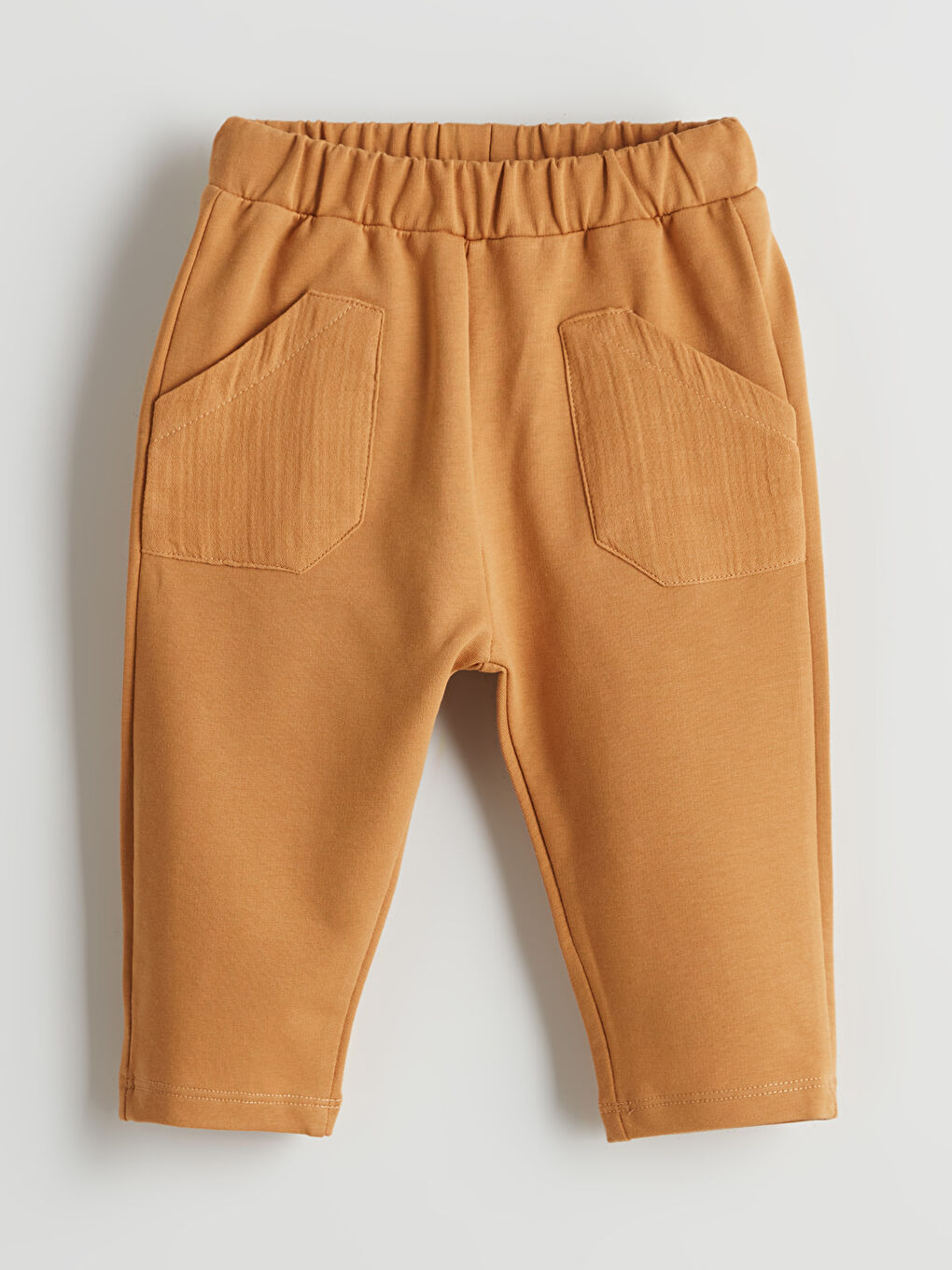 LCW baby Bej Beli Lastikli Basic Erkek Bebek Eşofman Alt