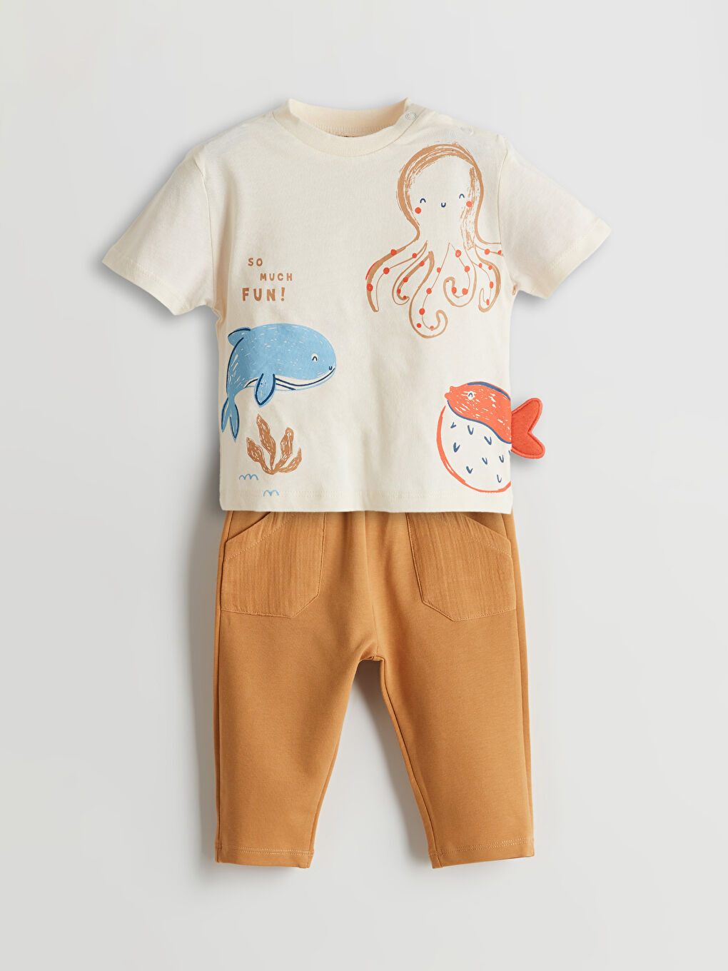 Printed Baby Boys T-Shirt And Pants Set -S55479Z1-YG7
