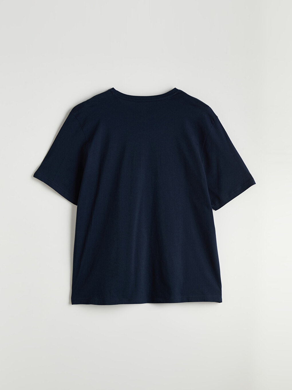 Crew Neck Short Sleeve Printed Combed Cotton Men's T-shirt-1