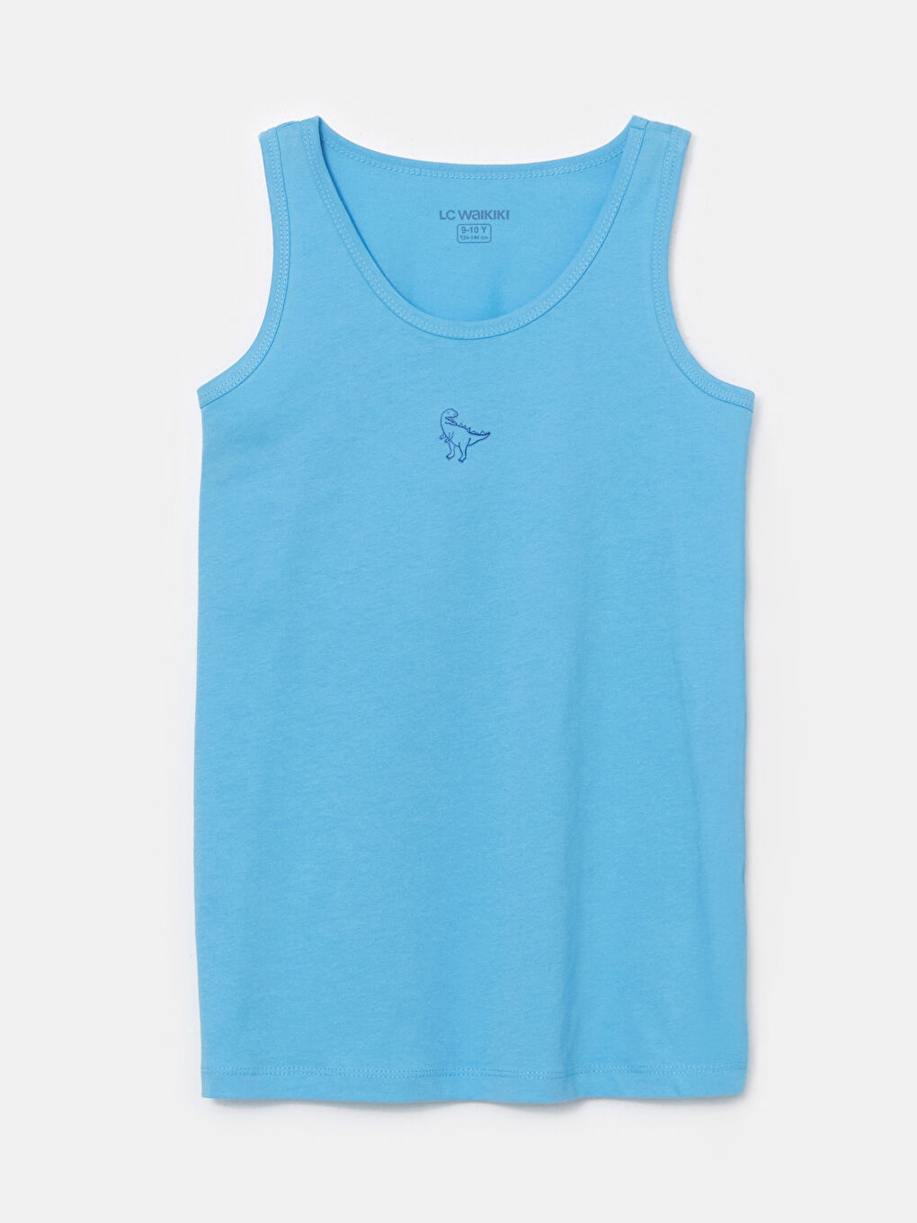 Mavi Bisiklet Yaka Erkek Çocuk Atlet