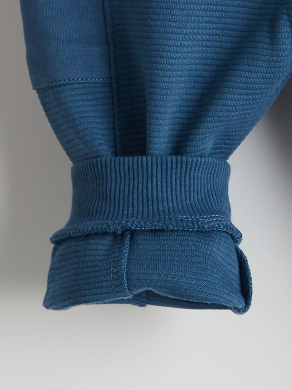 Lacivert Beli Lastikli Erkek Bebek Jogger Eşofman Alt-2