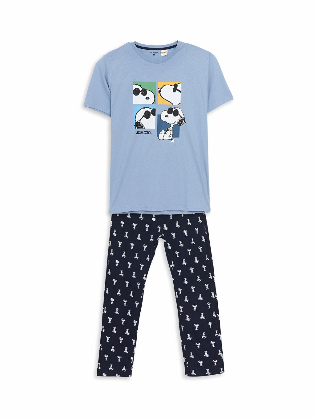 Standard Pattern Snoopy Printed Men's Pajamas Set -S55509Z8-LSJ