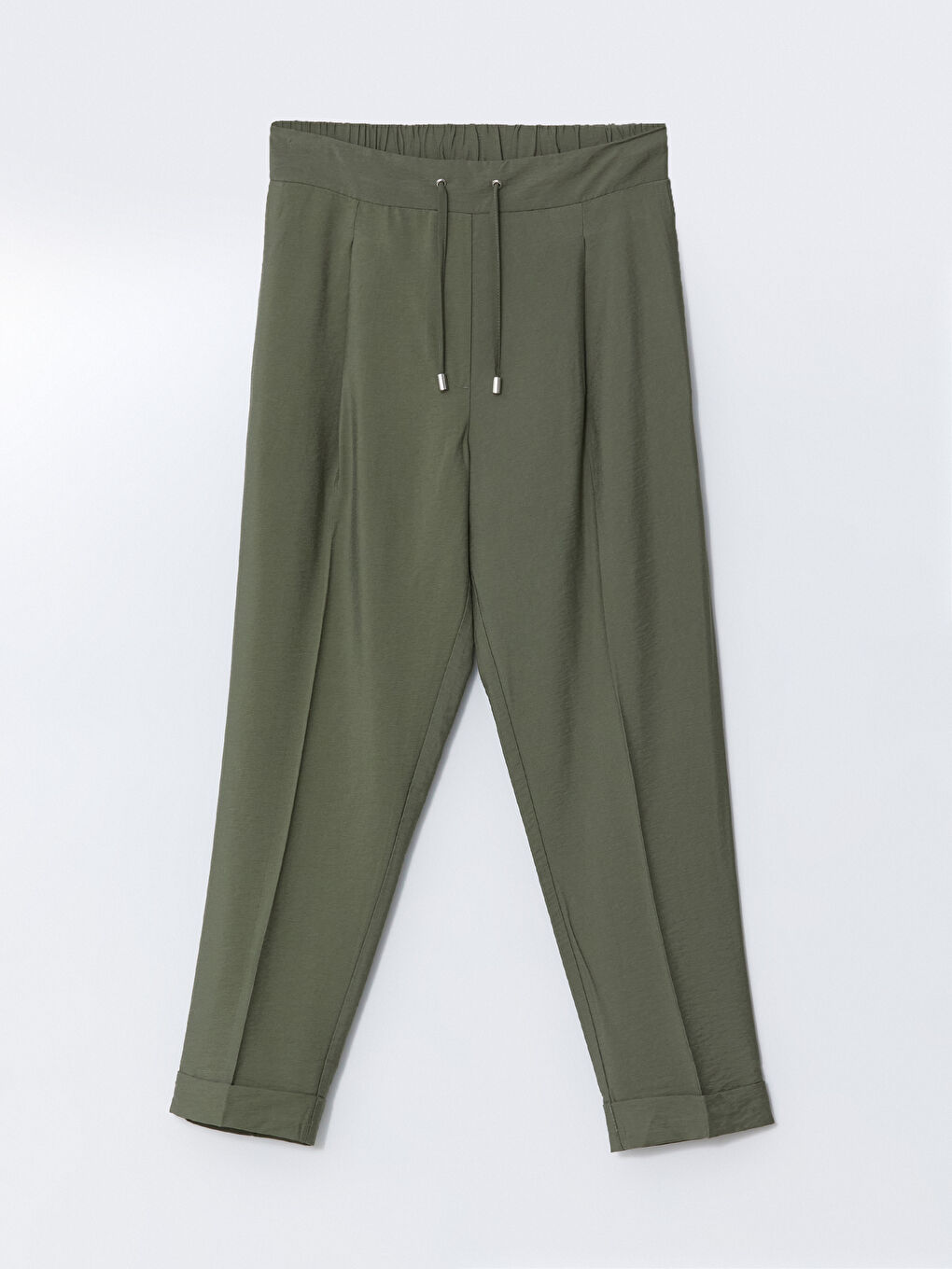 Pantalone za žene sa lastišem u struku -S55553Z8-GZA