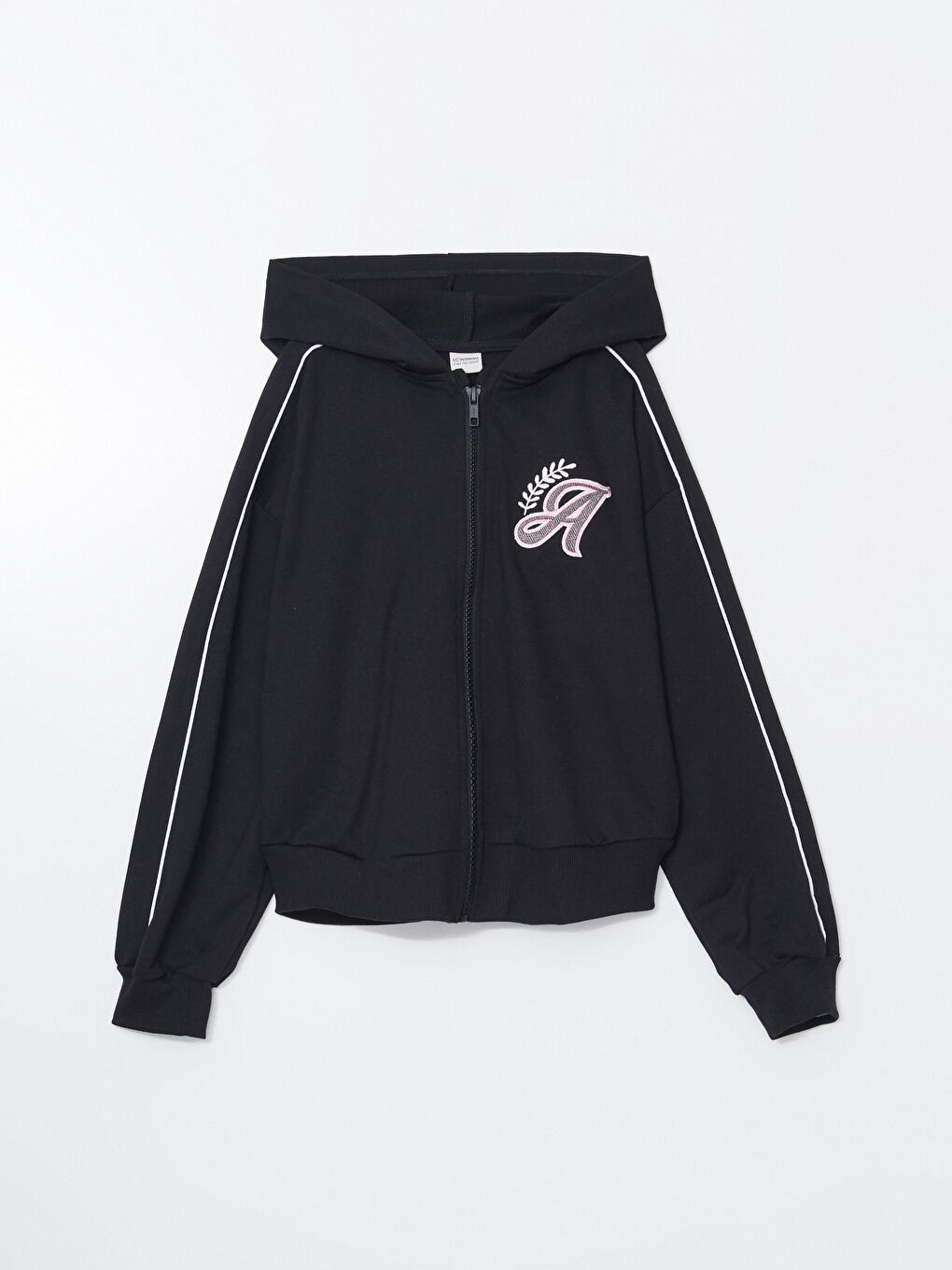Hooded Girls' Zippered Sweatshirt -S55564Z4-CVL