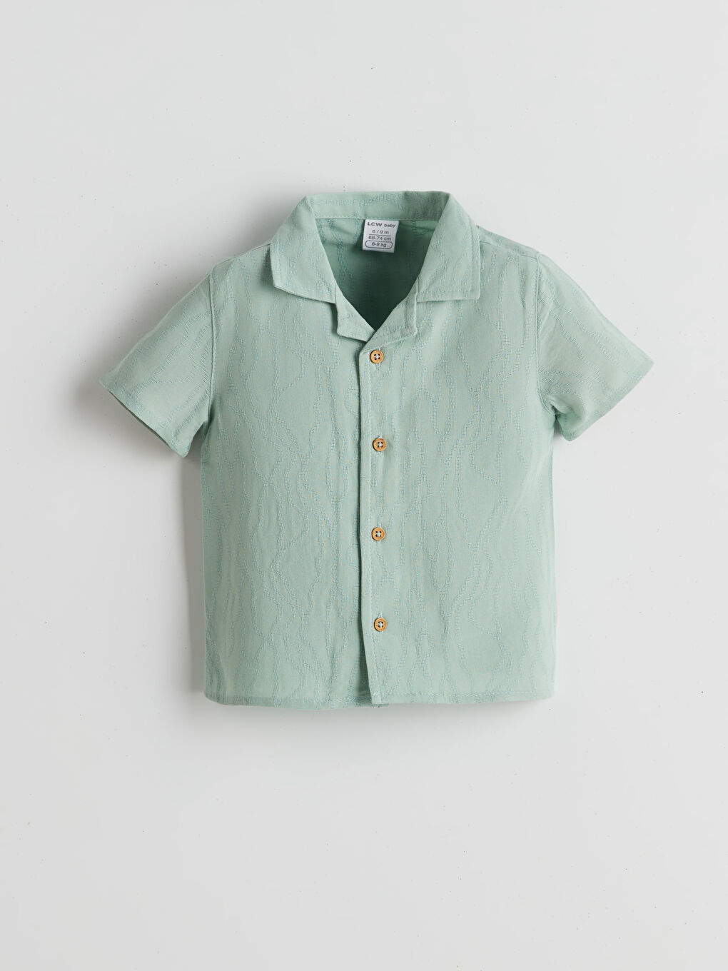 Yeşil Resort Yaka Basic Erkek Bebek Gömlek