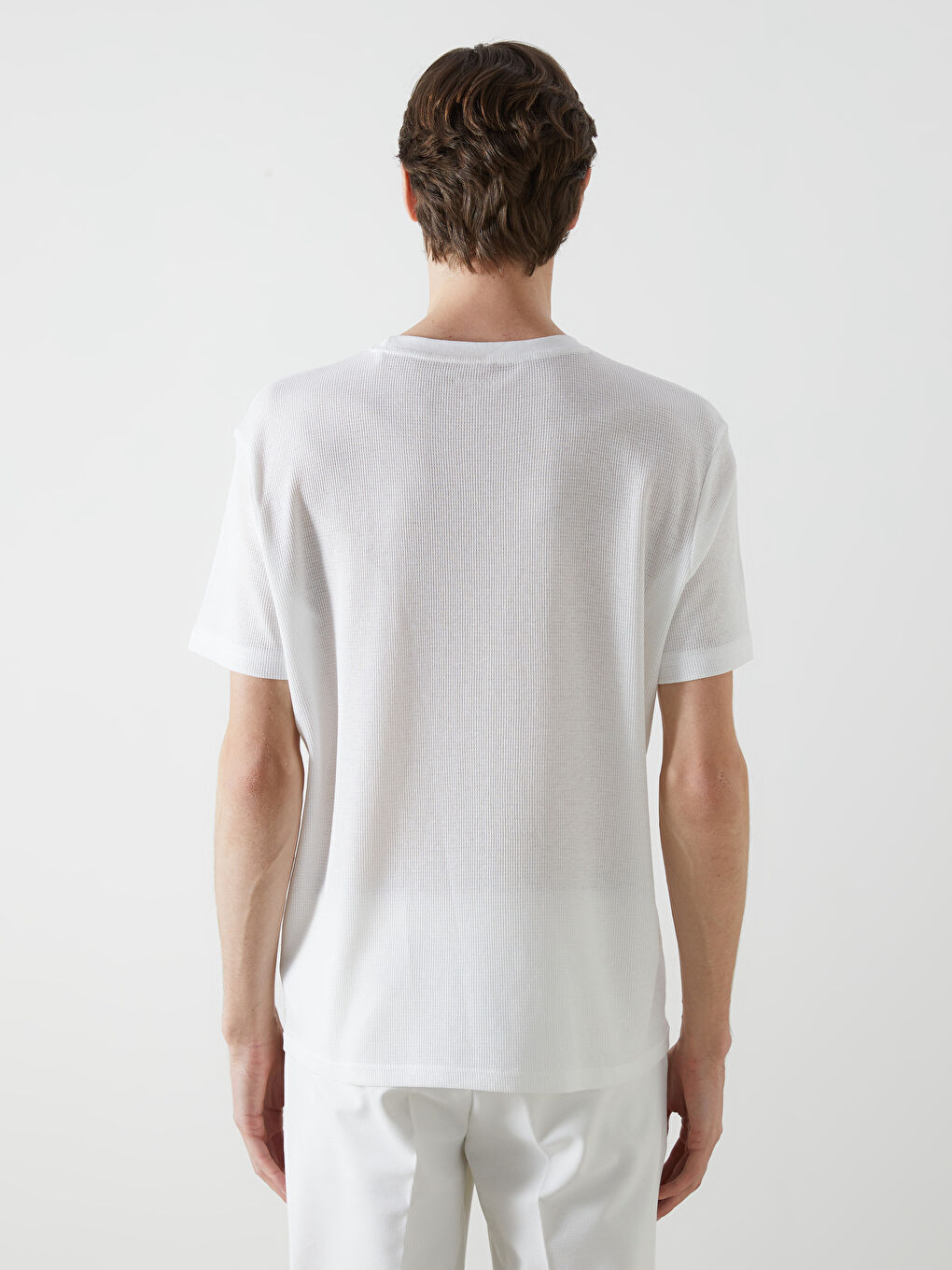 Crew Neck Short Sleeve Printed Men's T-Shirt -S55654Z8-R9J