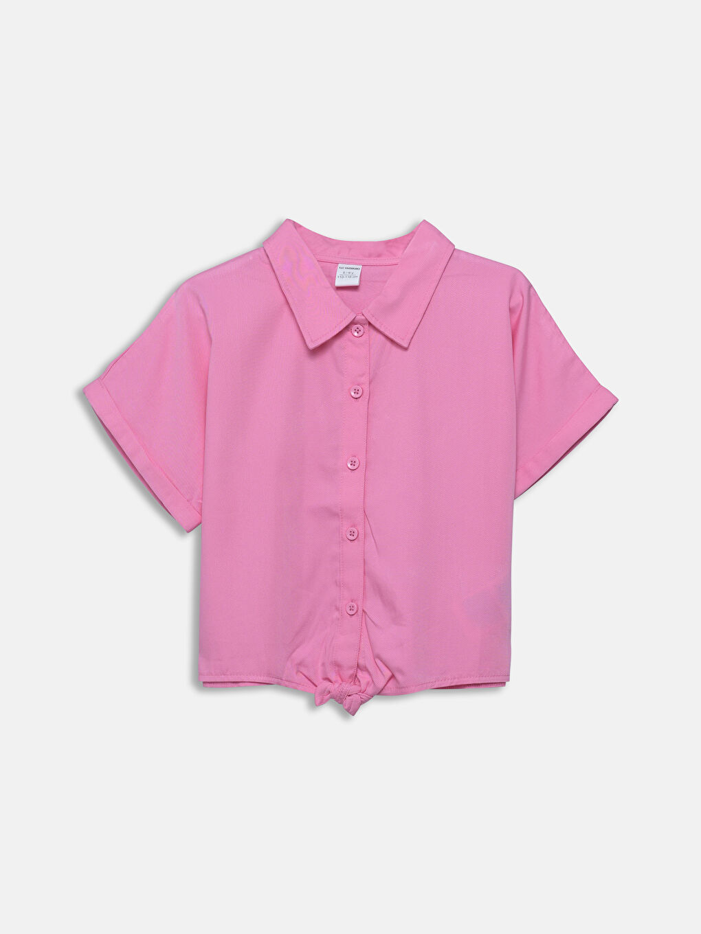 Short Sleeve Basic Girls' Shirt -S55671Z1-FNL