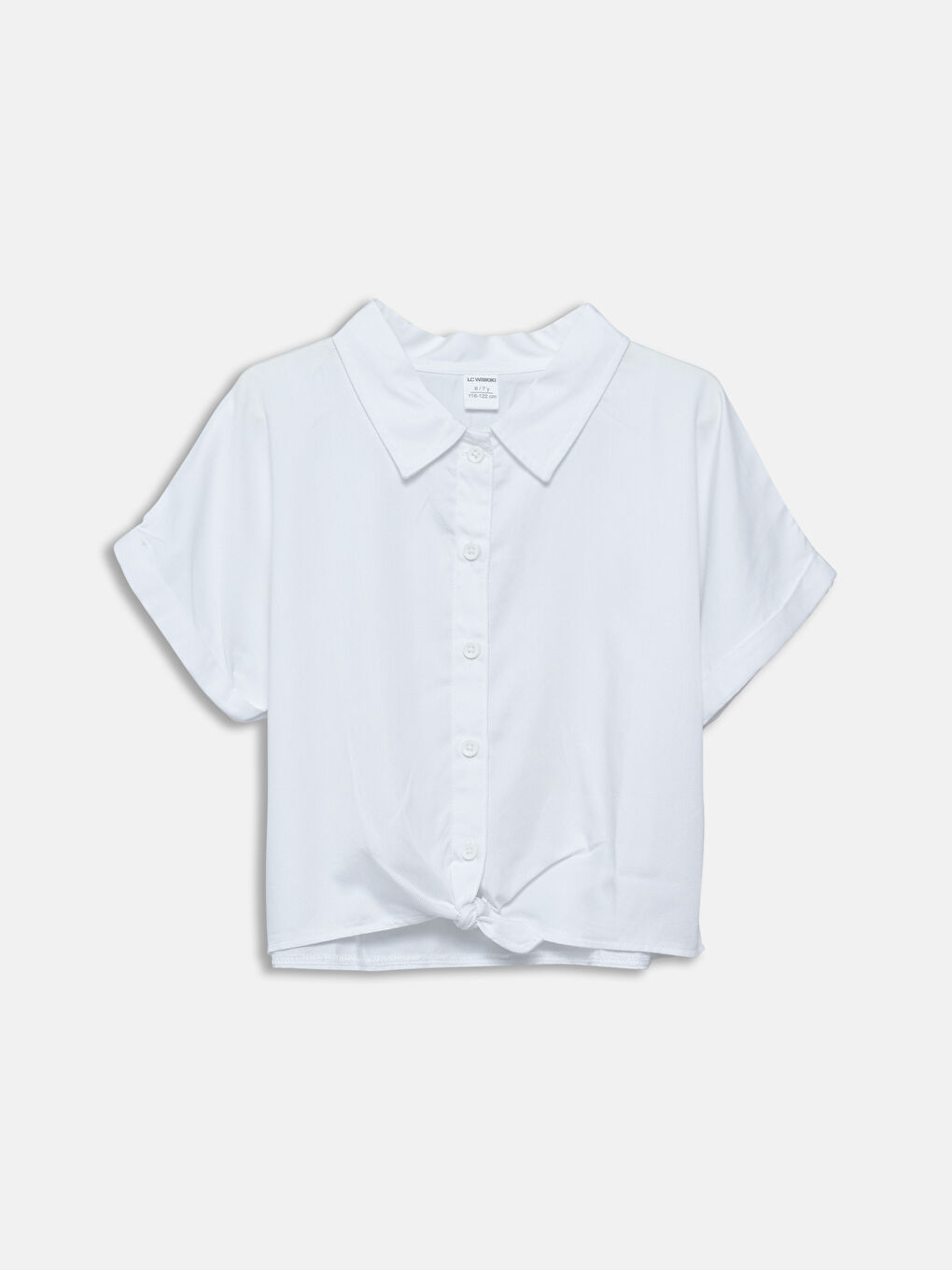 Short Sleeve Basic Girls' Shirt -S55671Z1-JYX