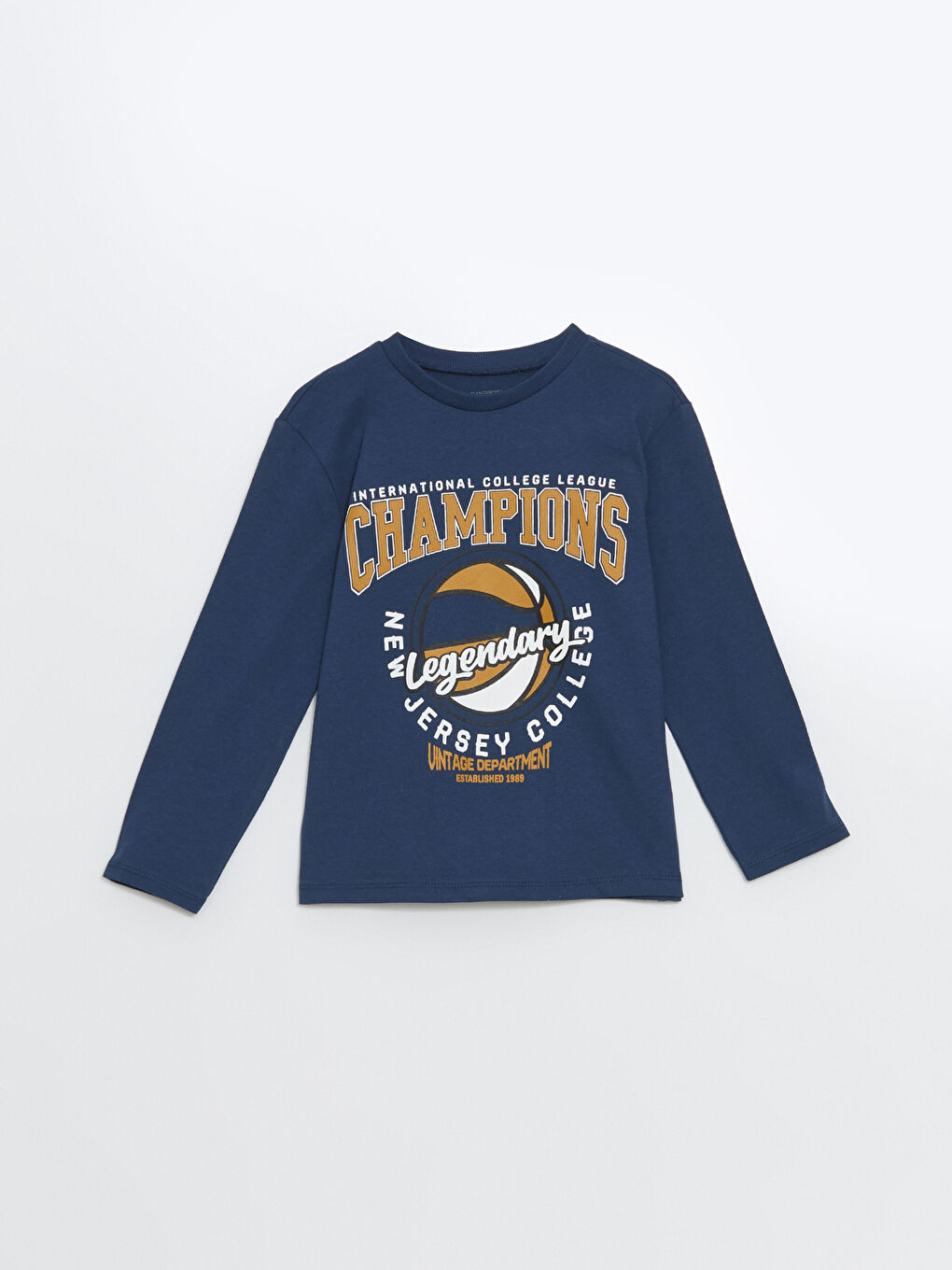 Crew Neck Printed Boy's T-Shirt -S55691Z1-HSD