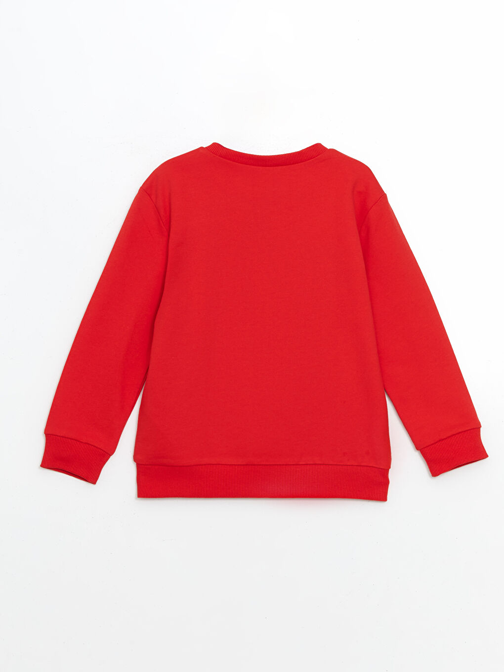 LCW Kids Kırmızı Bisiklet Yaka Baskılı Erkek Çocuk Sweatshirt - 1