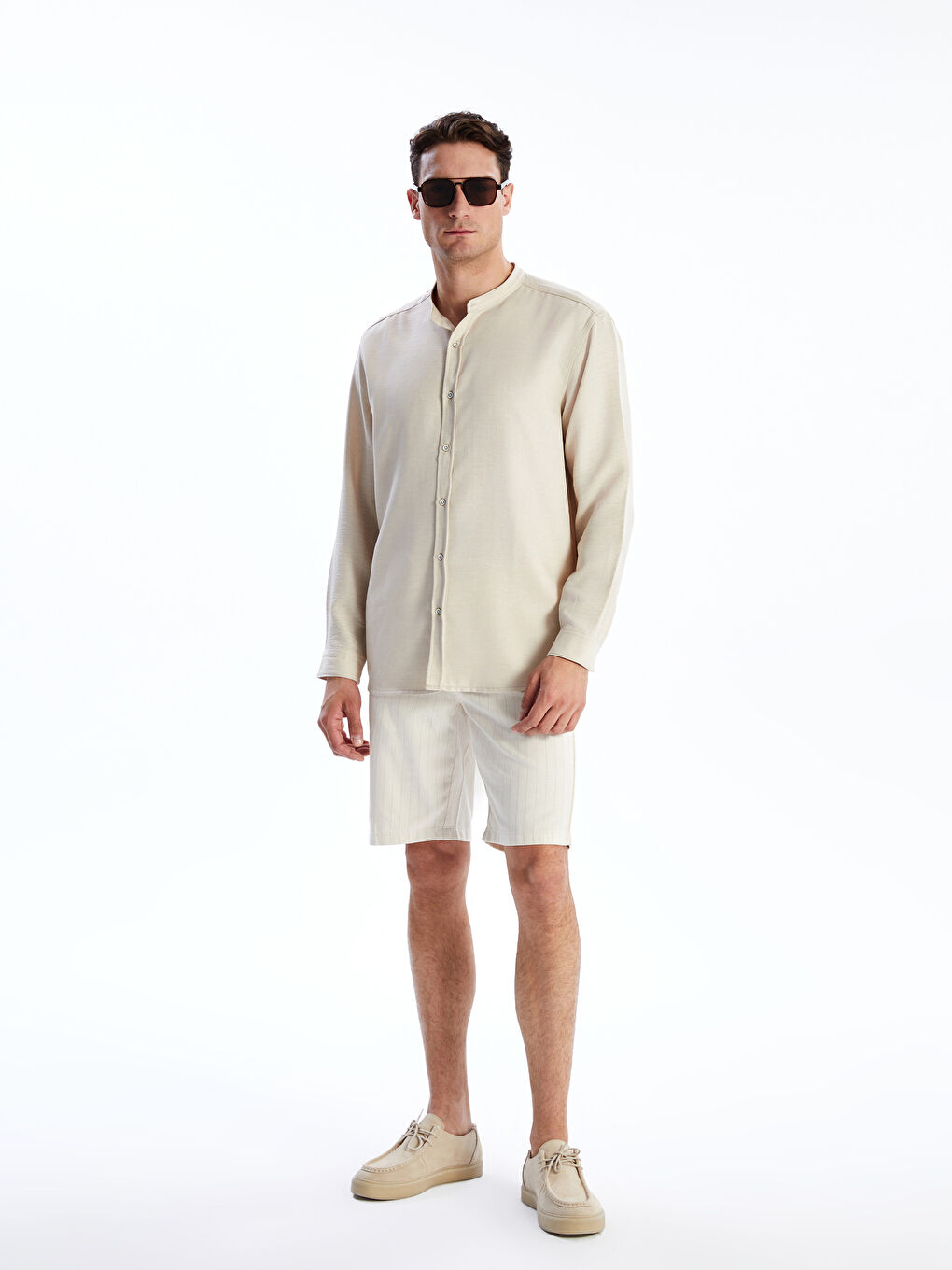 LCW Vision Regular Fit Long Sleeve Men's Shirt -S55708Z8-V41