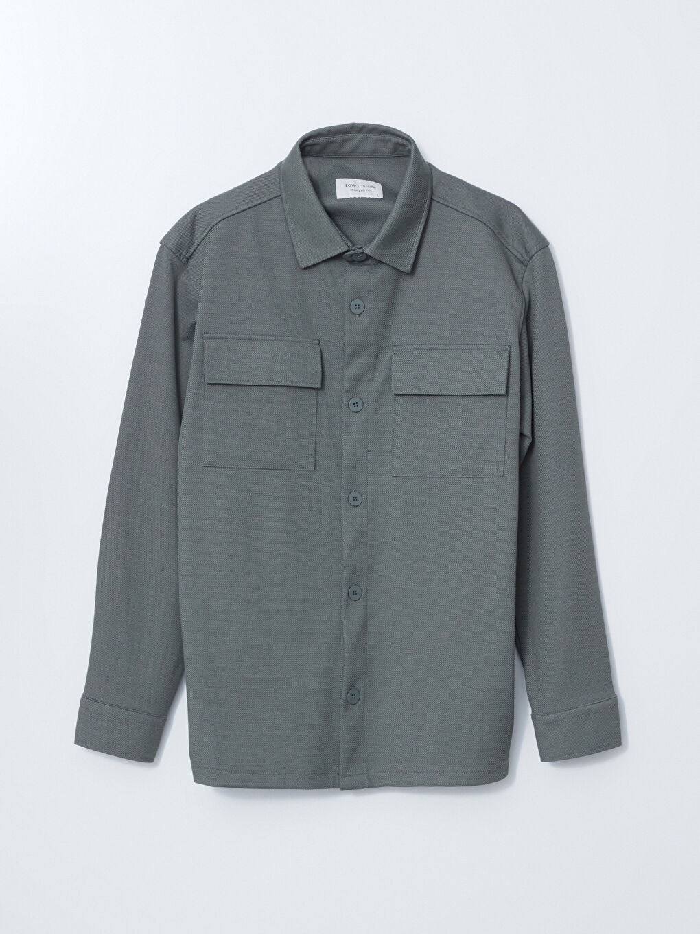 LCW Vision Yeşil Regular Fit Uzun Kollu Erkek Gömlek Ceket - 4